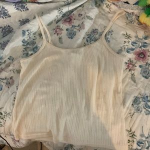Brandy Melville Cream Colored Tank Size Small